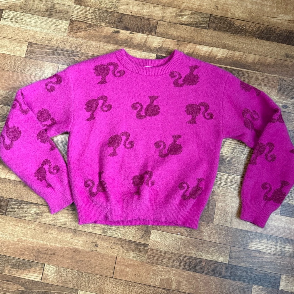Barbie Pink youth XL Sweater